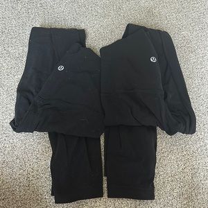 Lululemon Align 25” Leggings Black both pairs Size 2